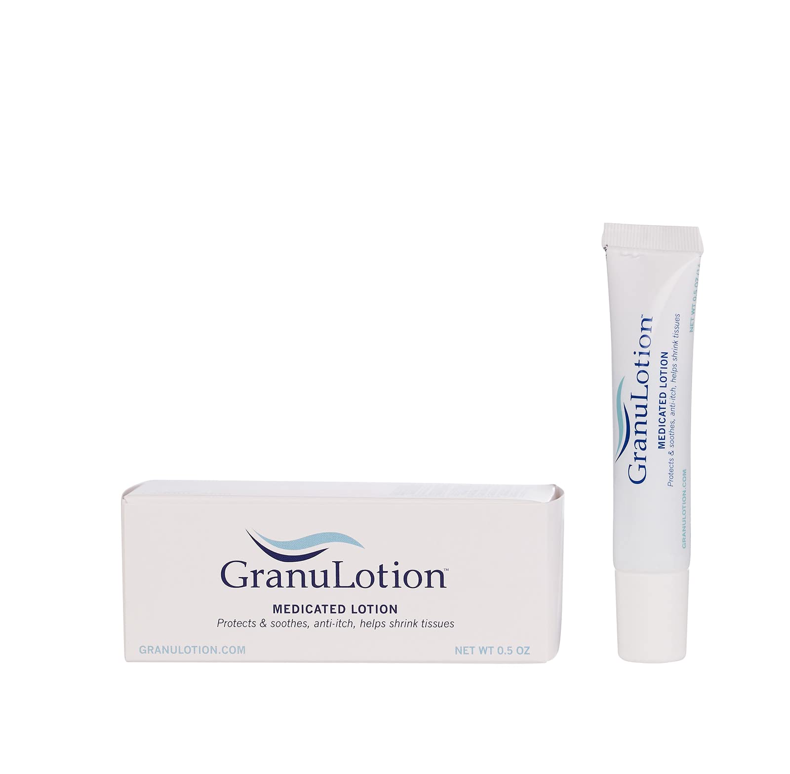 GranuLotion Loción Medicada, botella frontal: cuidado diario de la piel sensible.