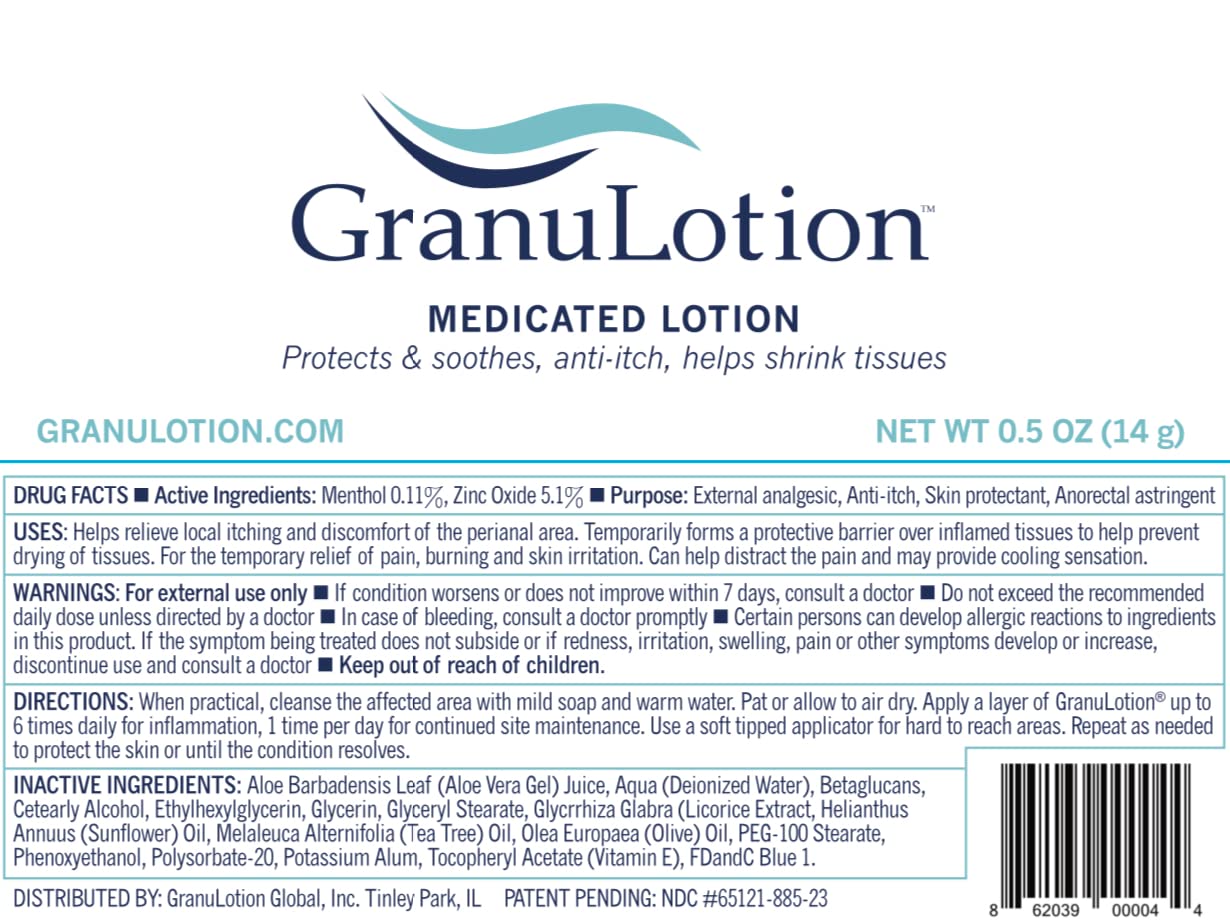 GranuLotion Loción Medicada, textura cremosa: fácil de aplicar.