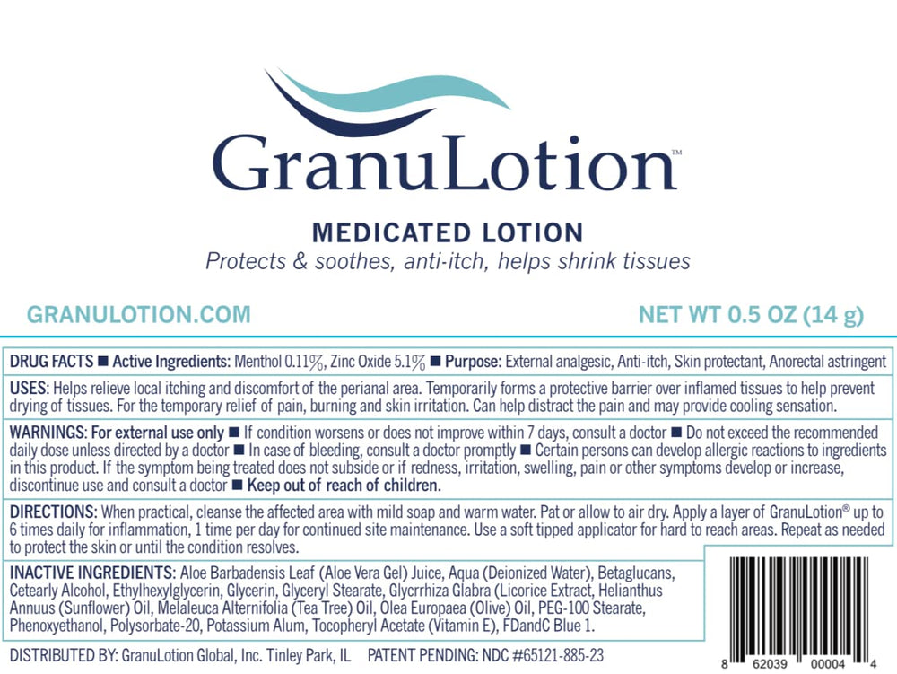 GranuLotion Loción Medicada, textura cremosa: fácil de aplicar.