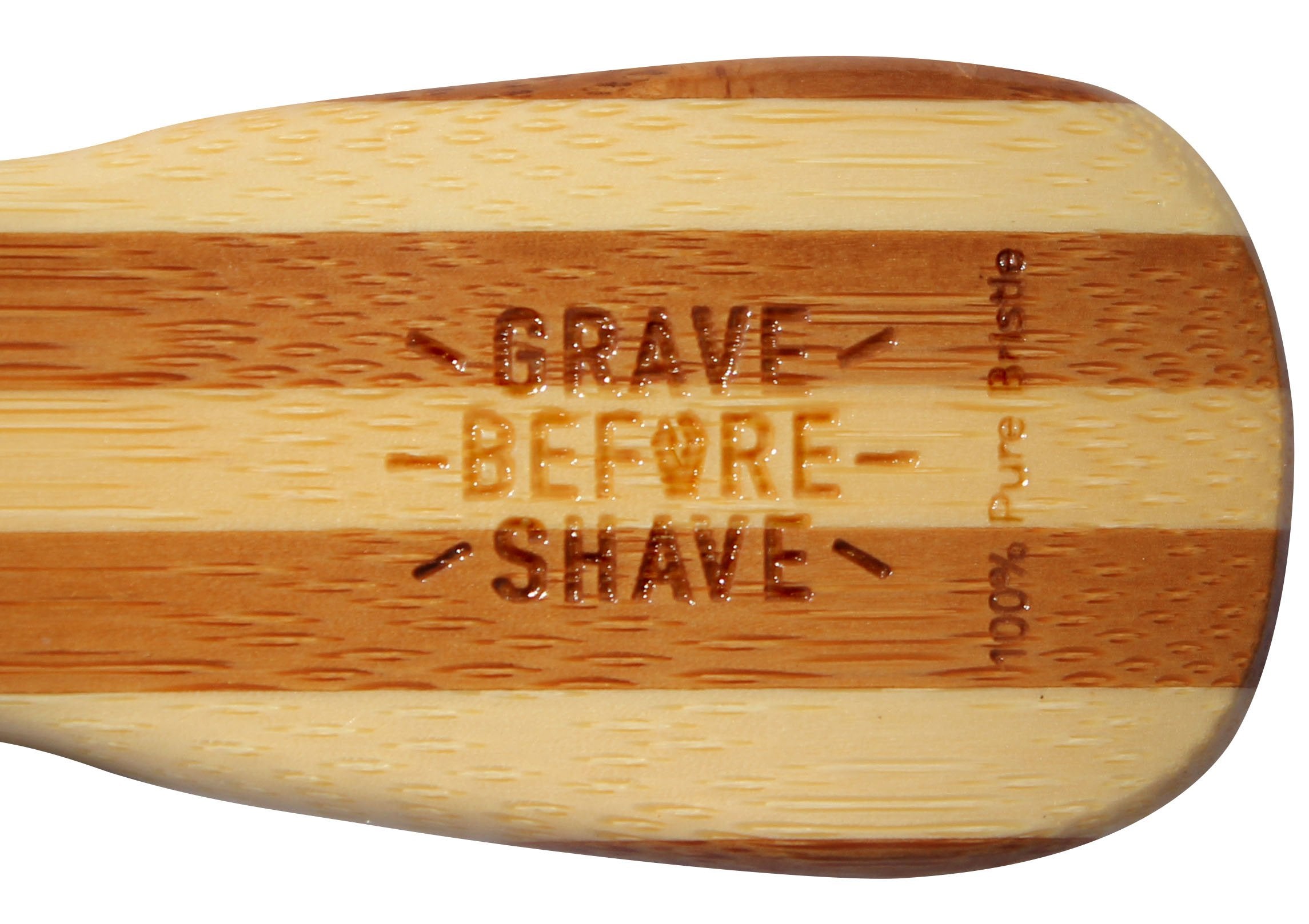 Grave Before Shave wild boar bristles distribute oil evenly