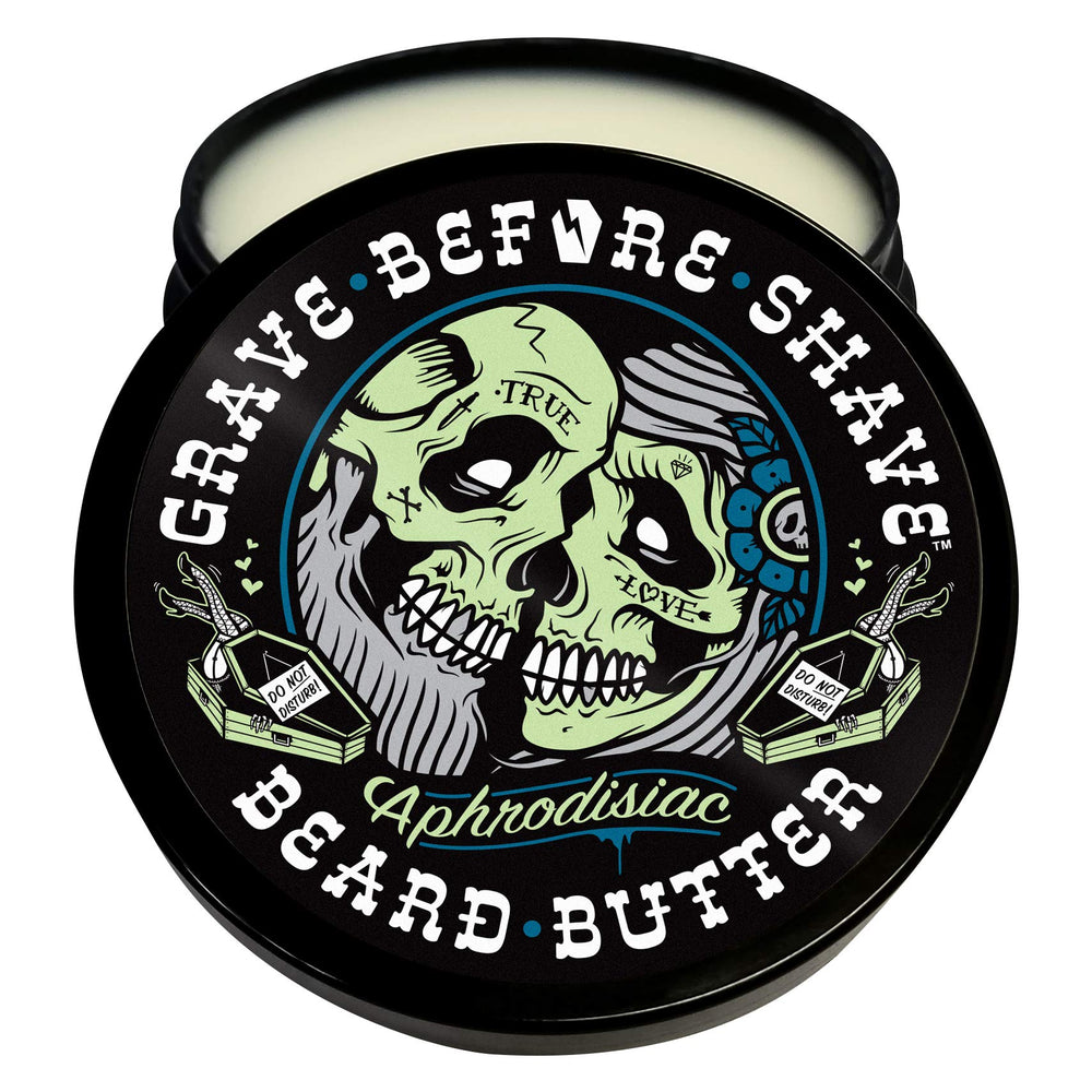 Grave Before Shave leather cedar scent swatch highlights premium grooming aroma.