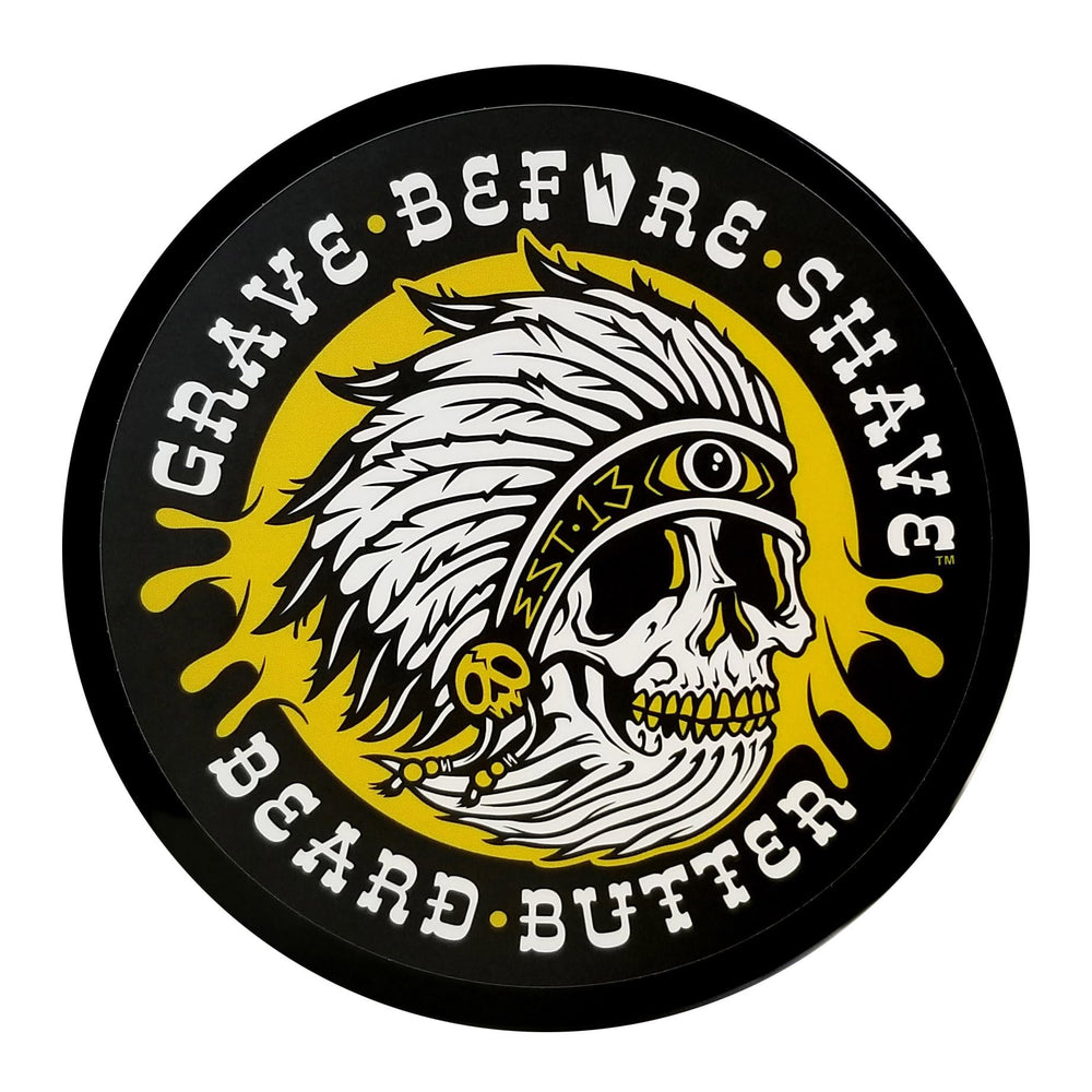 Closeup of Grave Before Shave Teakwood Beard Butter texture for smooth application
