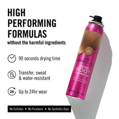 Gray Away EverPro root refresh in light brown blends naturally.