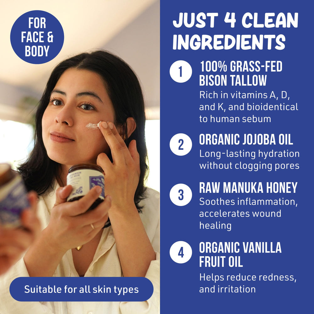 Grazly Manuka honey ingredient detail emphasizing nourishing skin-supporting components