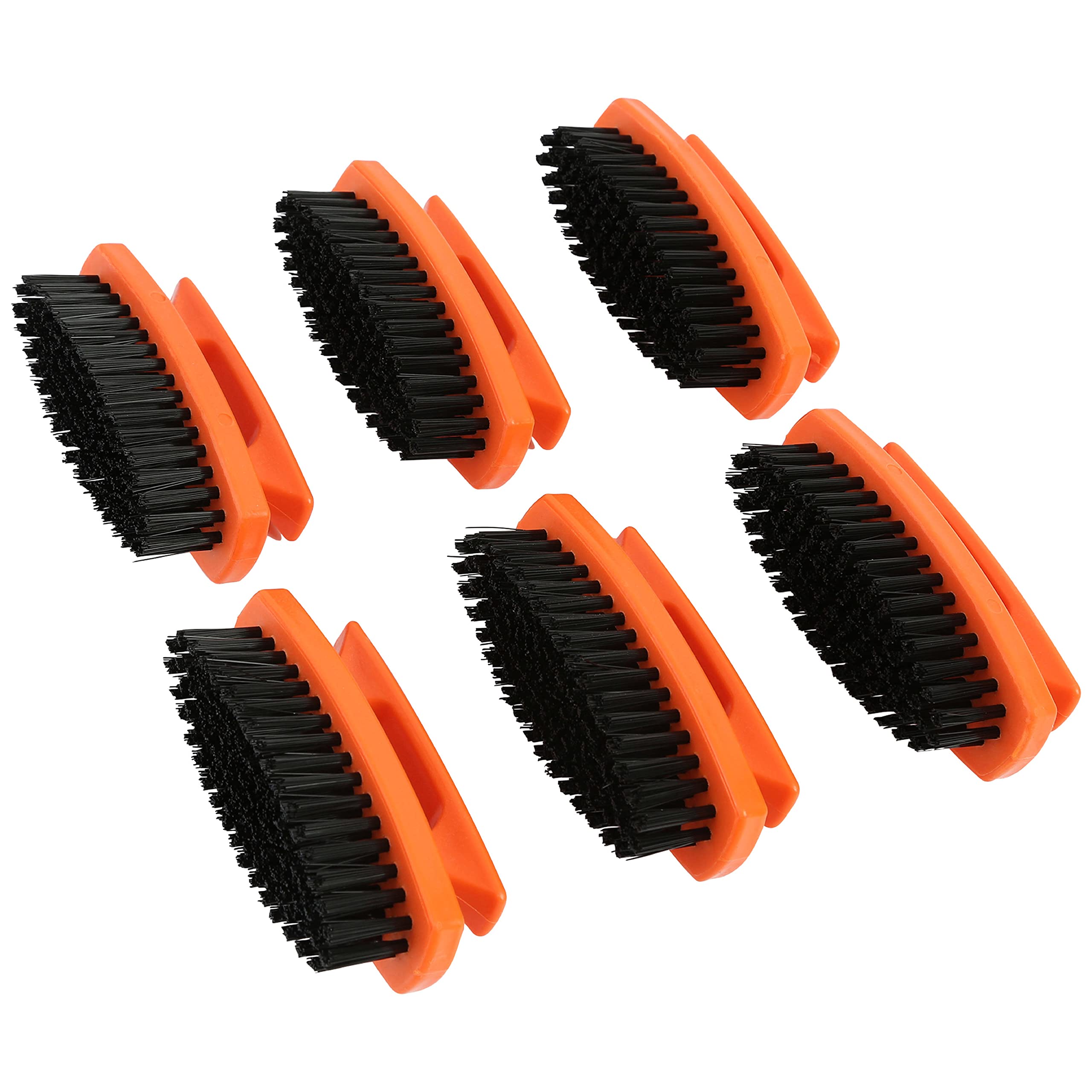 GreatNeck 19025 nail brush six pack in use for quick dirt removal