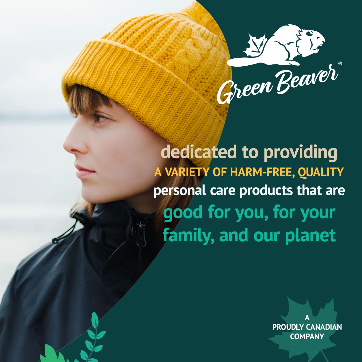 Green Beaver Bliss natural ingredients highlight plant extracts.