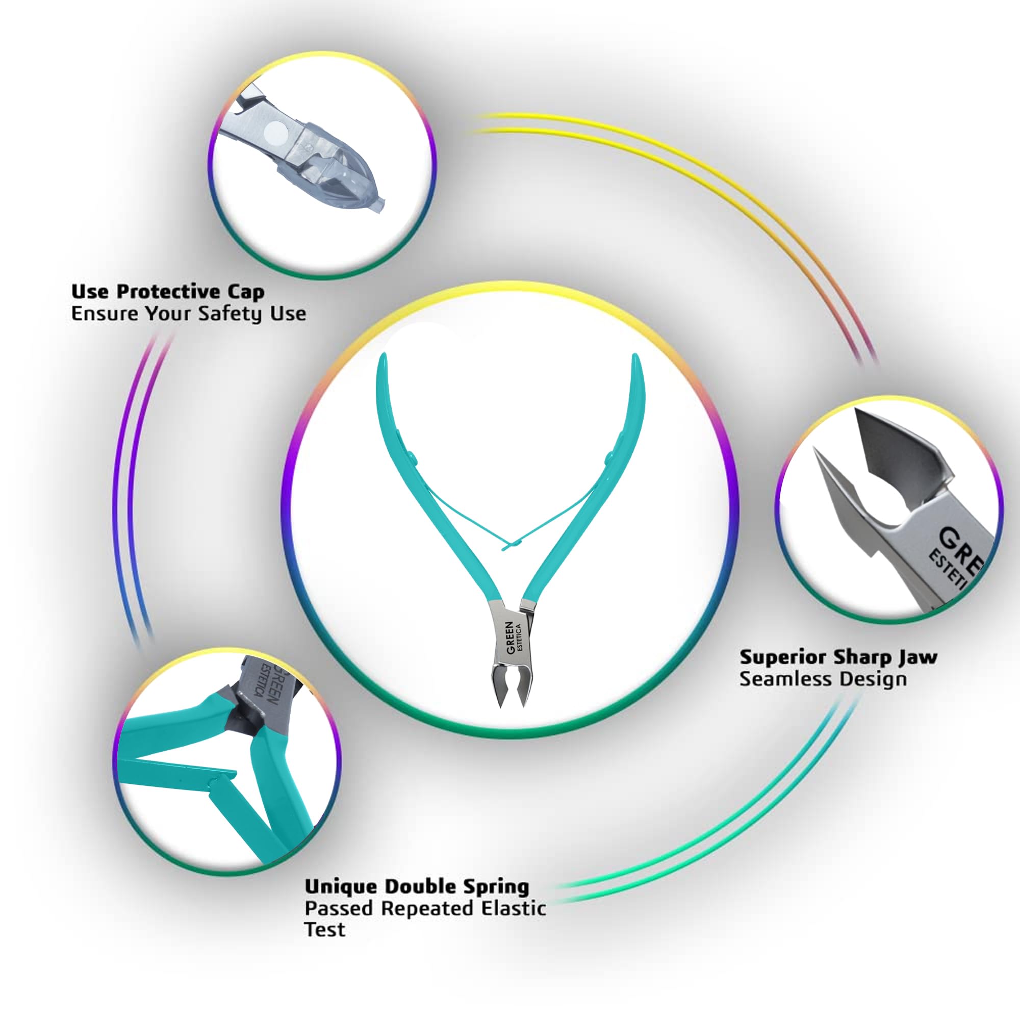 Green Estetica double spring mechanism enables smooth operation.