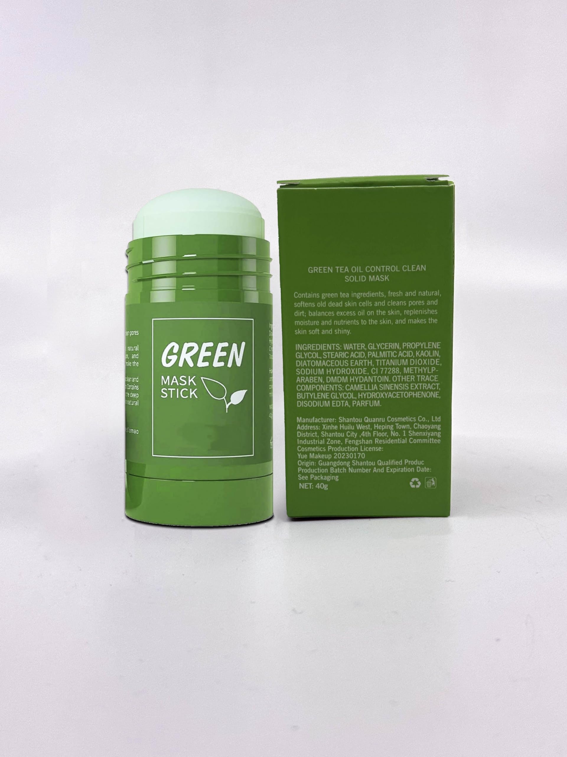 Green Mask Stick con té verde y vitamina E aporta hidratación suave