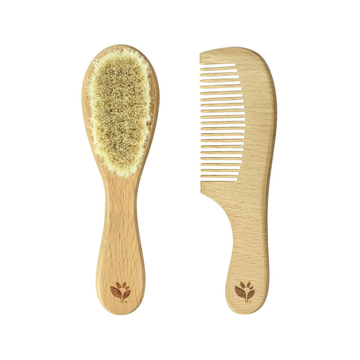 Green Sprouts Baby Brush with soft bristles for gentle grooming