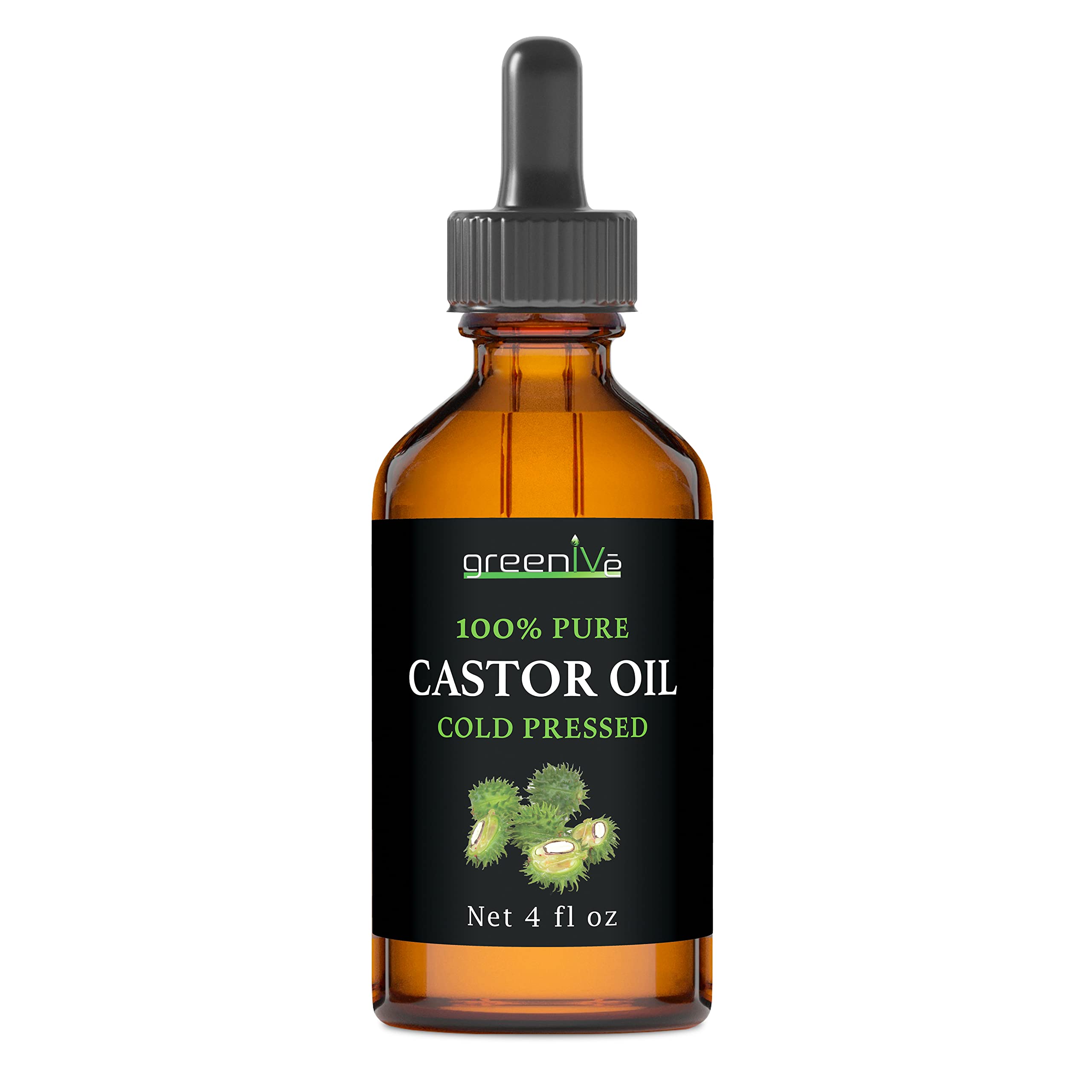 GreenIVe Aceite de Ricino, aplicador para cejas para definición suave
