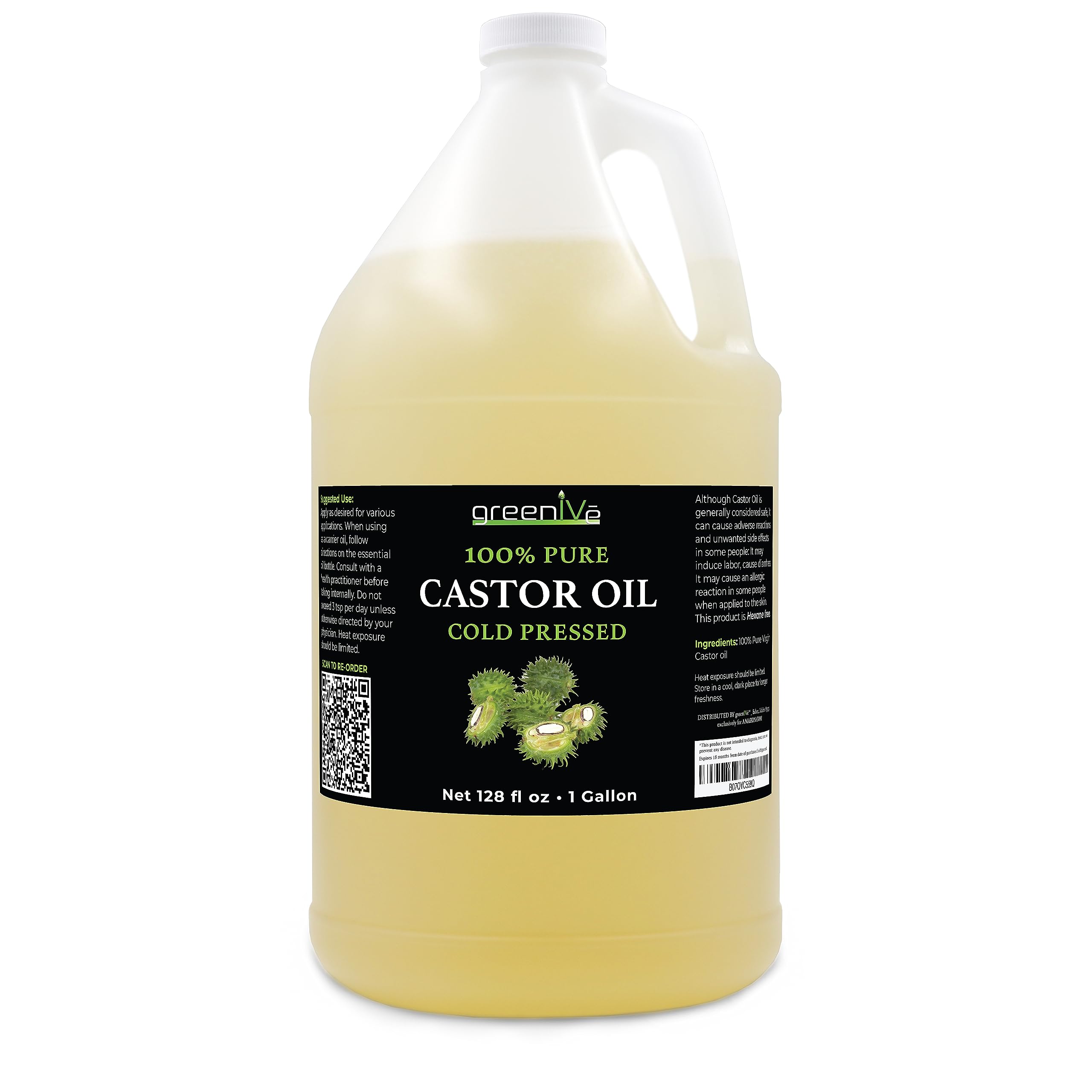 GreenIVe Castor Oil wand applicator for precise lash and eyebrow care.