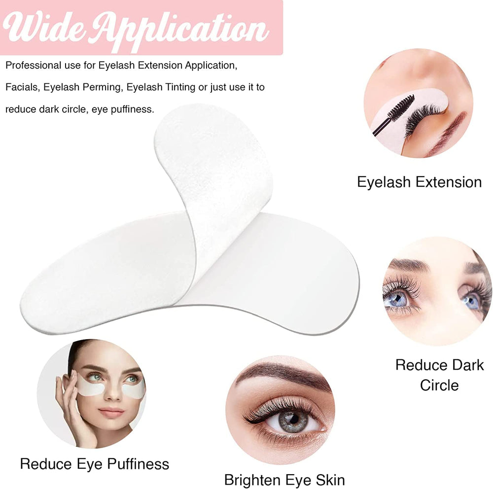GreenLife under-eye patches support lash extension prep by stabilizing lower lashes