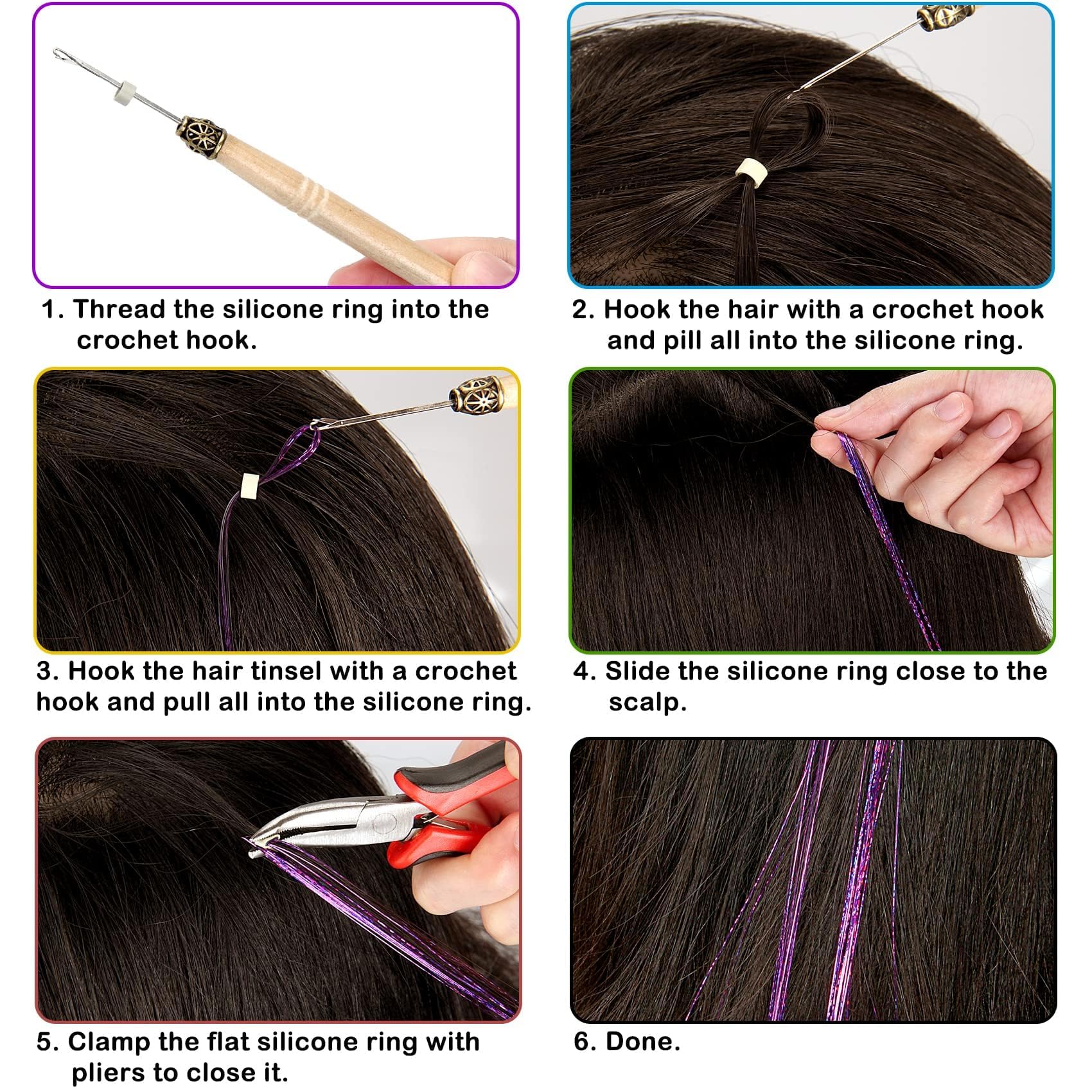 GrennMauler hair tinsel suits events like parties, cosplay, or weddings.