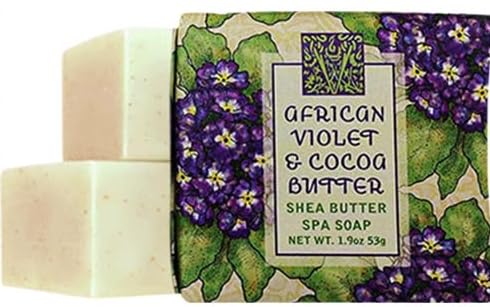 Jabón Zinnia Aloe de Greenwich Bay con manteca de cacao para piel hidratada.