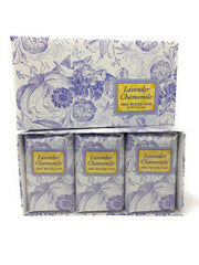 Greenwich Bay Shea Butter Soap Lavender Chamomile pack on display as a gift option