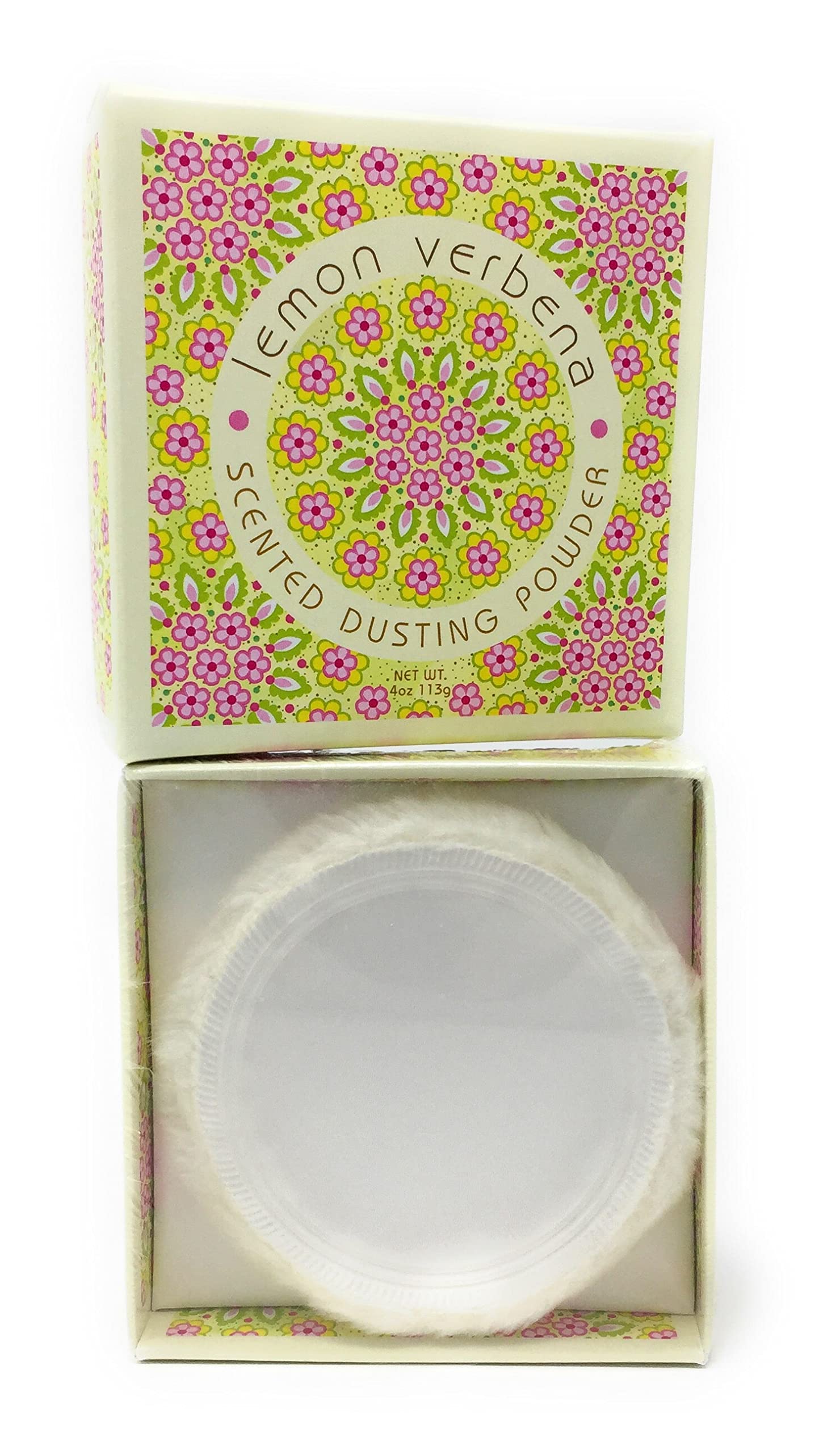 Greenwich Bay Trading Co. Lemon Verbena packaging showcasing luxury powder for pampering rituals