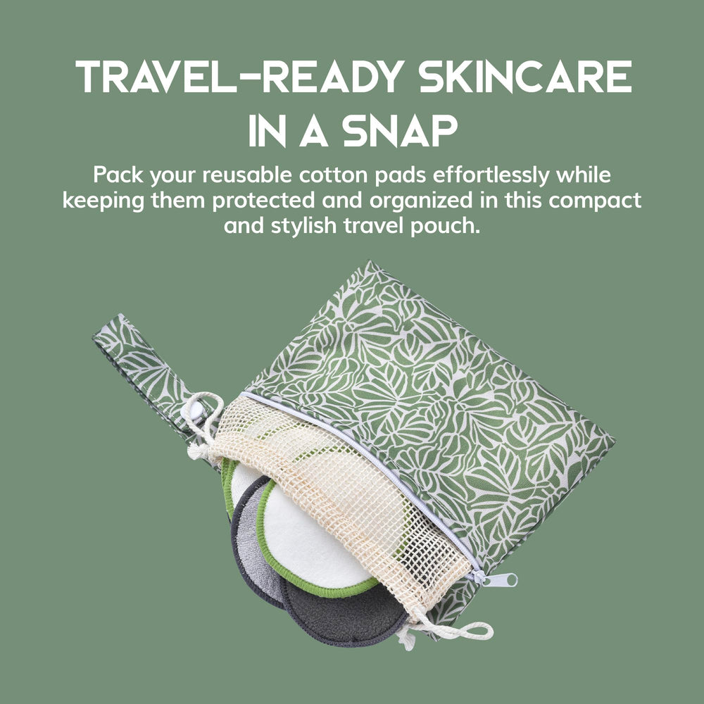 Greenzla microfiber cotton pads for quick makeup removal with minimal waste.