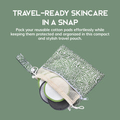 Greenzla microfiber cotton pads for quick makeup removal with minimal waste.