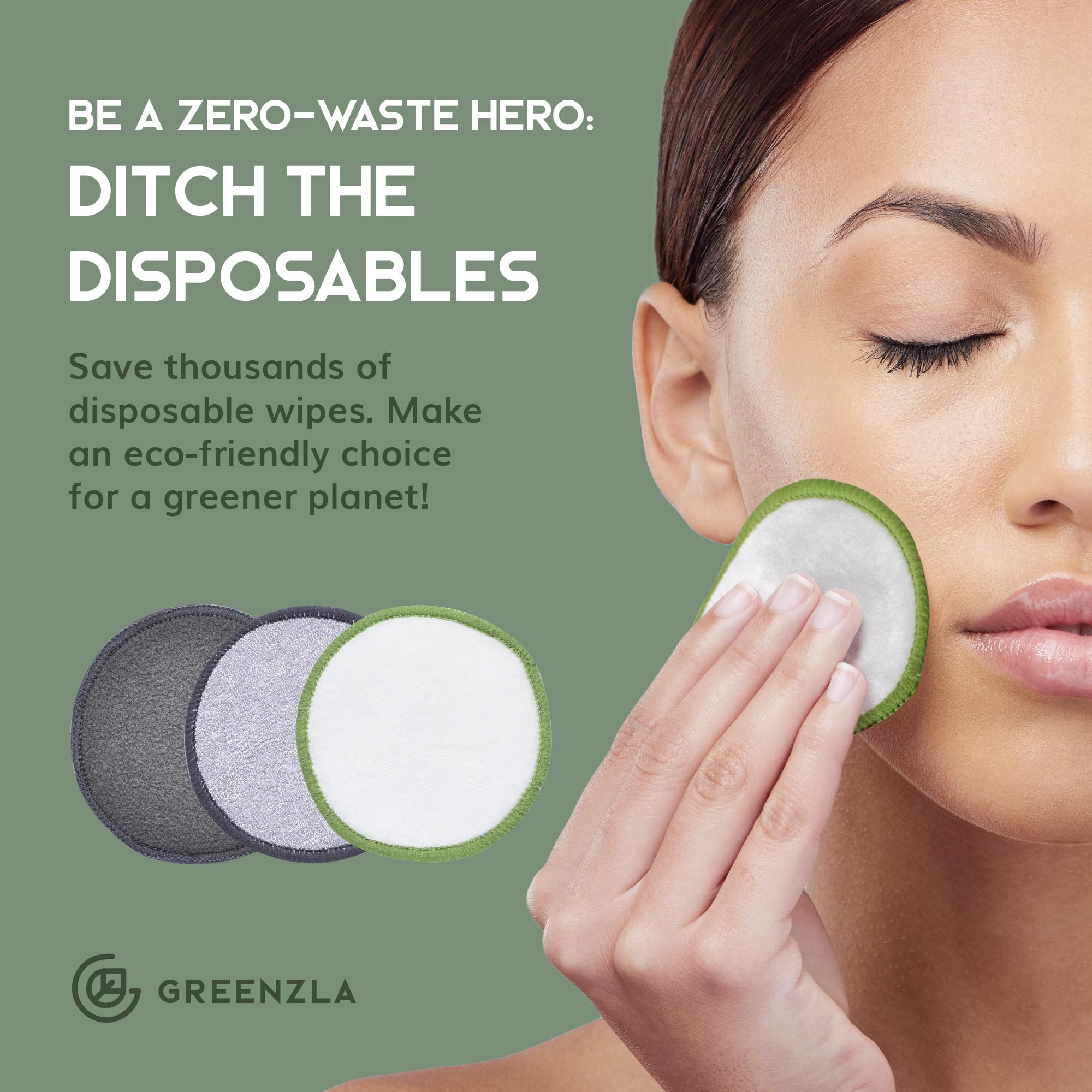 Greenzla on the go skincare setup ready for daily cleansing and toning.