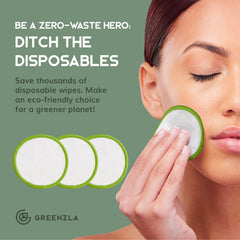 Greenzla round storage box showcasing chic skincare organizer.