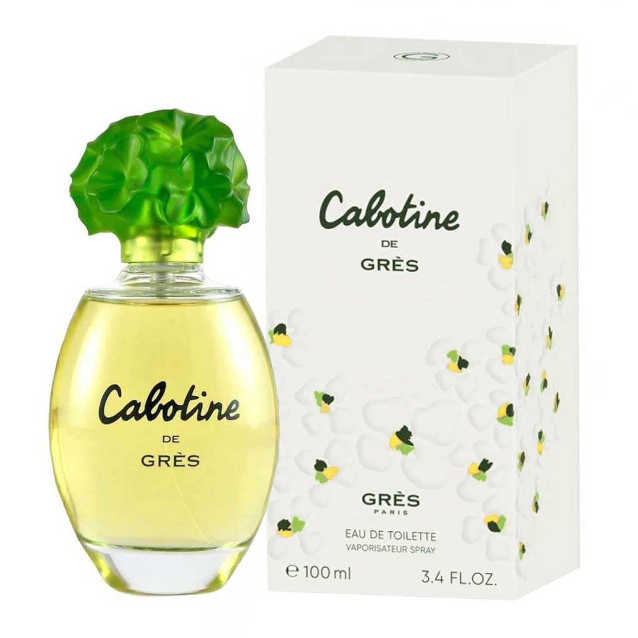 Gres Cabotine Women EDT bottle front view with white packaging.