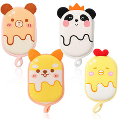 Grevosea kids bath loofah bear design delivers gentle cleansing for bath time.