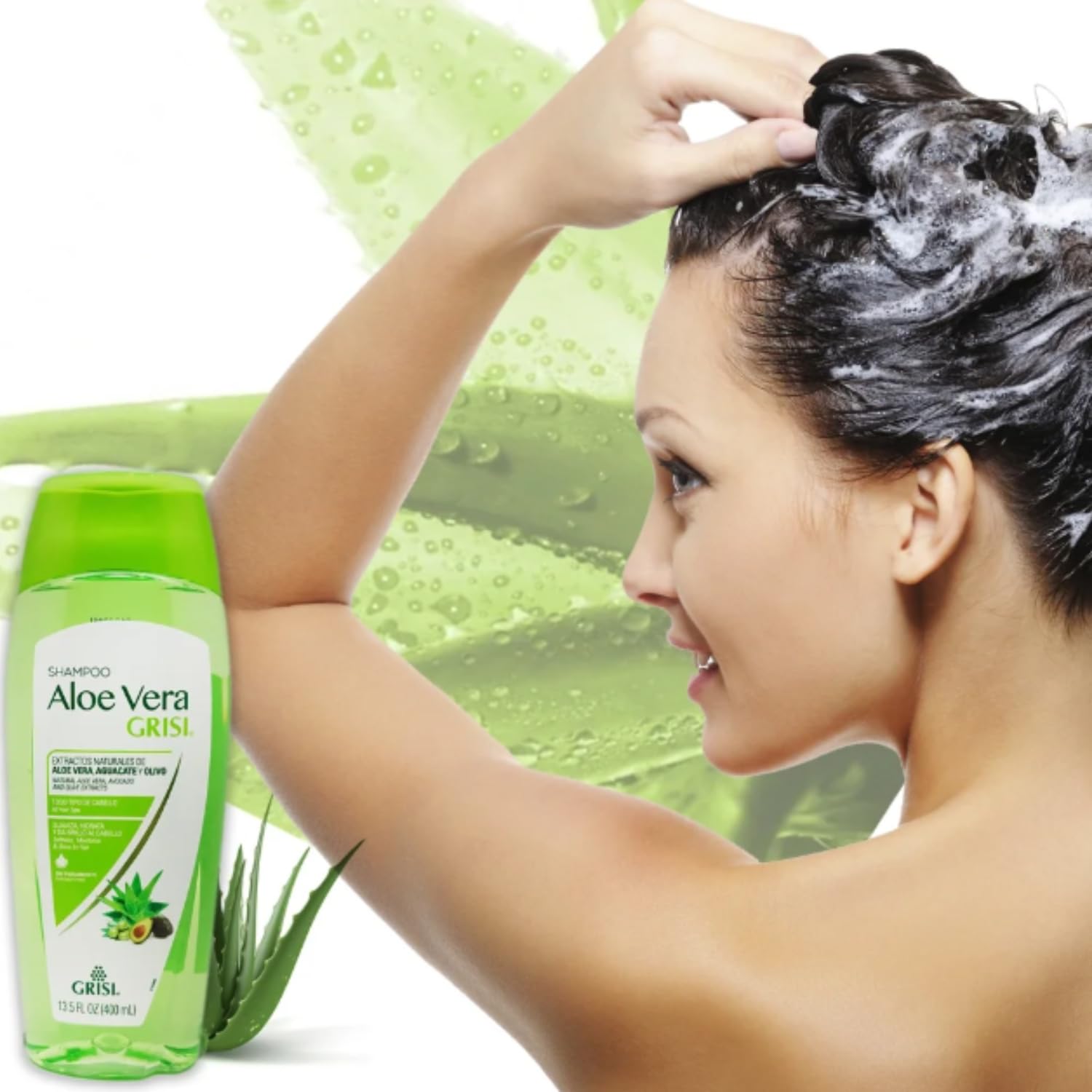 Grisi Aloe Vera Shampoo protege el cabello y mantiene su vitalidad