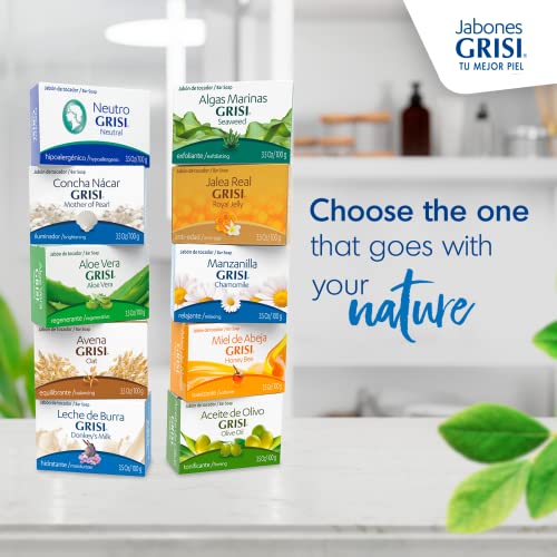 Grisi Neutral Shower Gel on bathroom shelf with natural-origin ingredients
