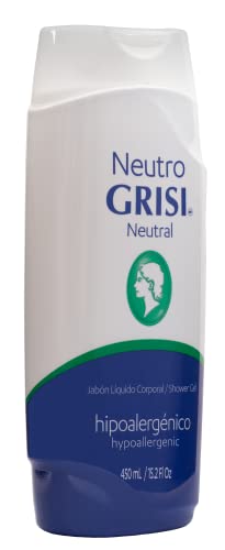 Two Grisi Neutral Shower Gel bottles in a 2-pack for home use