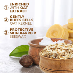 Kid-friendly use with Grisi Oatmeal Bar Soap during bath.