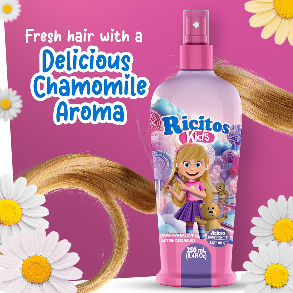 Grisi Ricitos Kids Camomila, pelo desenredado sin tirones.
