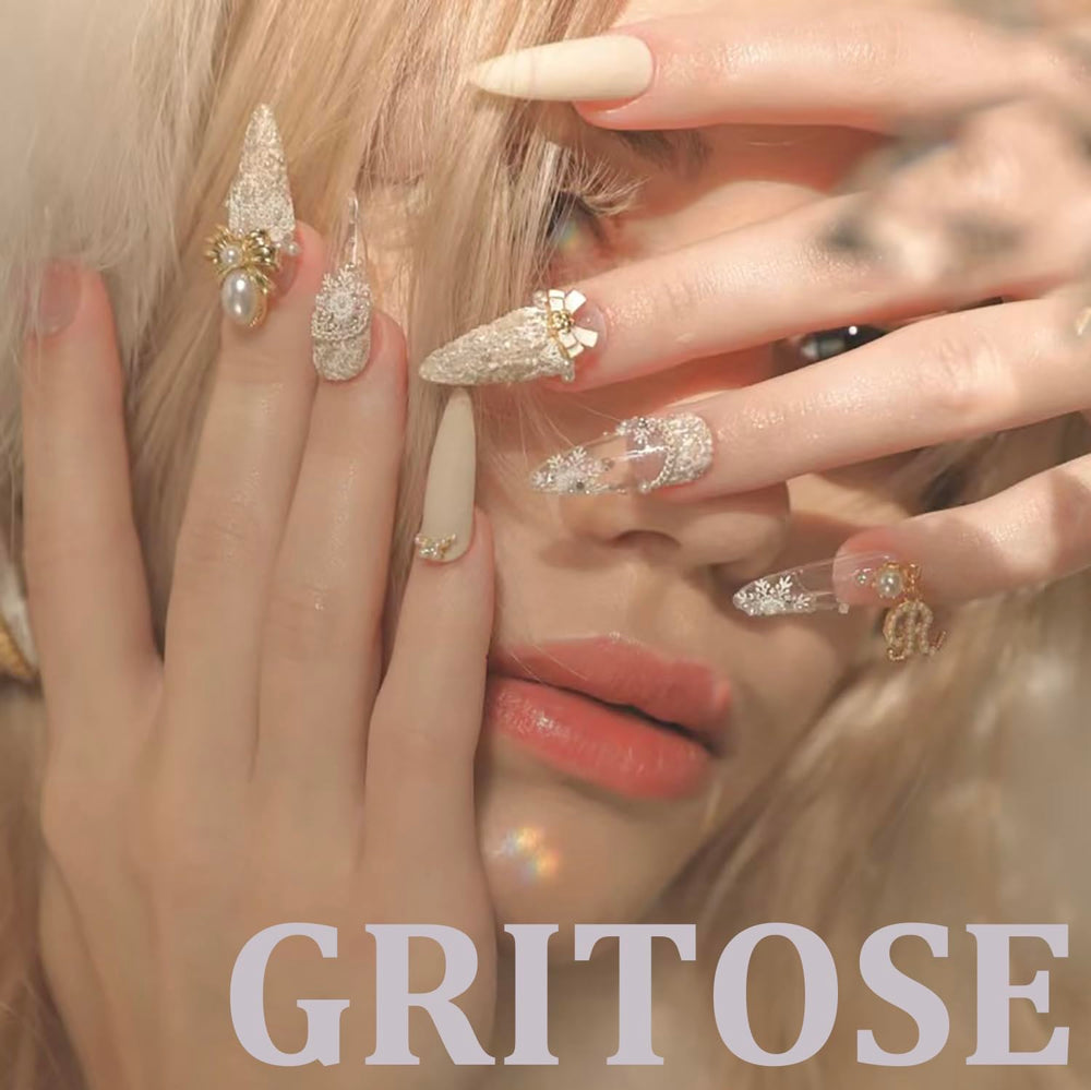 GRITOSE uñas reutilizables tras retirada, ahorro y practicidad