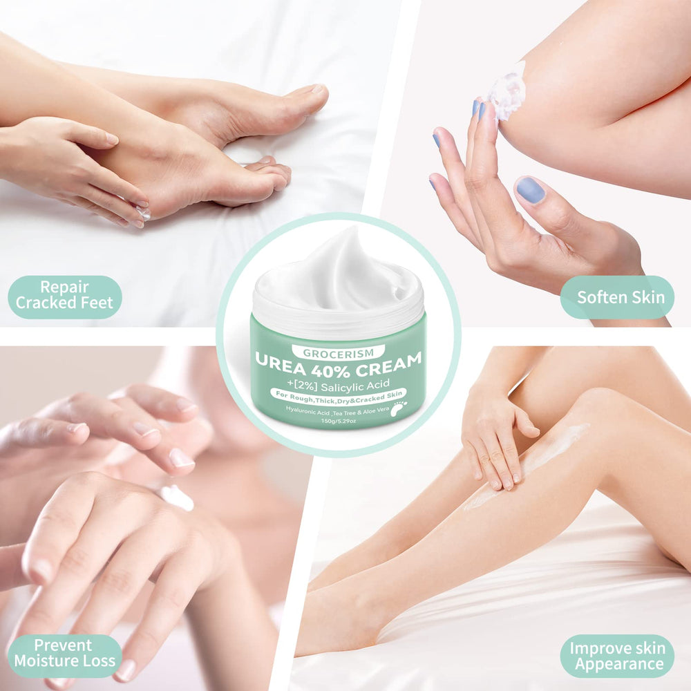 Grocerism Urea Cream with Aloe Vera supports barrier repair and comfort.