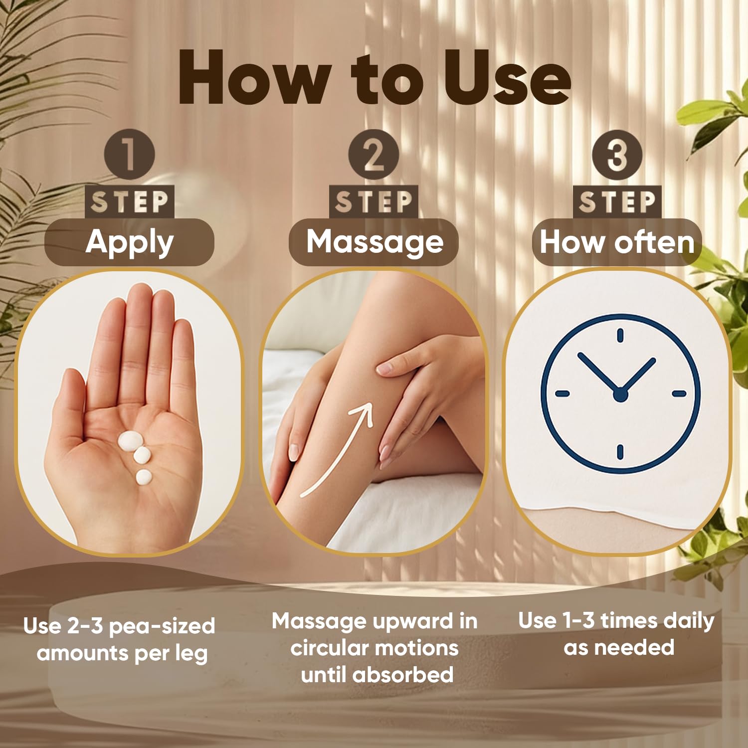 GROHESE Neuropathy Cream foot-application demonstrating soothing care for feet.