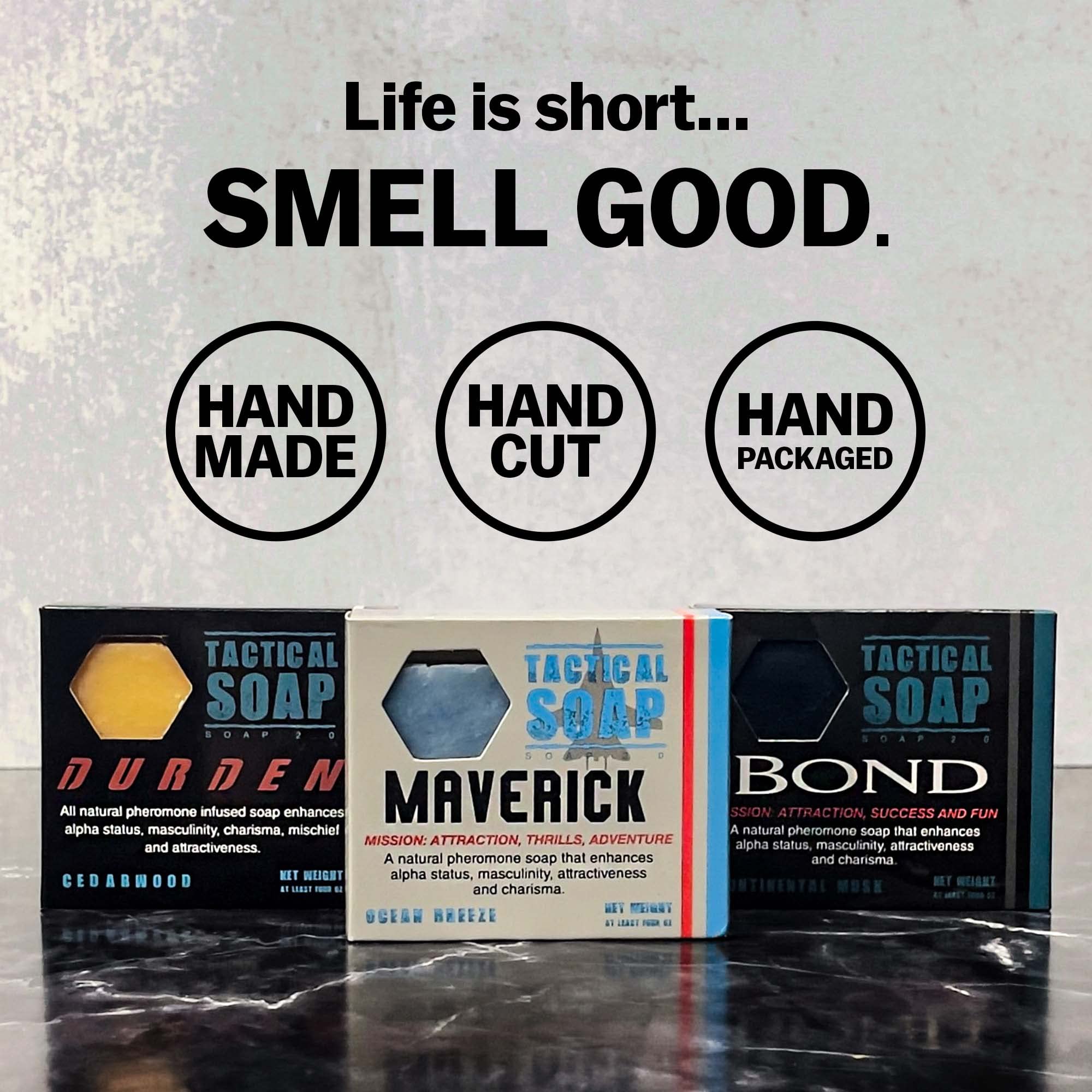 Grondyke Tactical Soap exfoliating texture shot highlighting deep clean and manly refresh