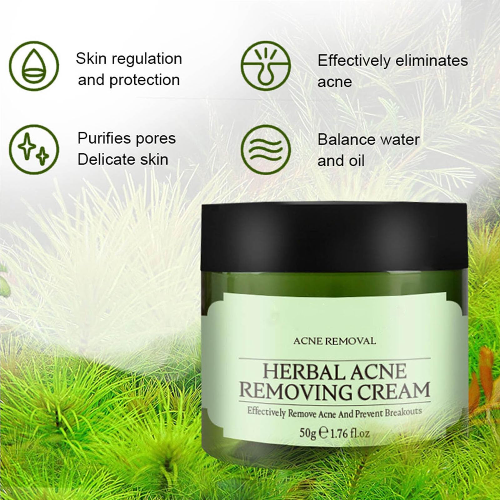 Grospe Acne Removing Cream ingredients highlight herbal extracts for gentle acne care