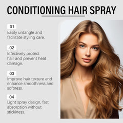 Grospe Acondicionador Primer Spray, ingredientes de almendra coco avena.