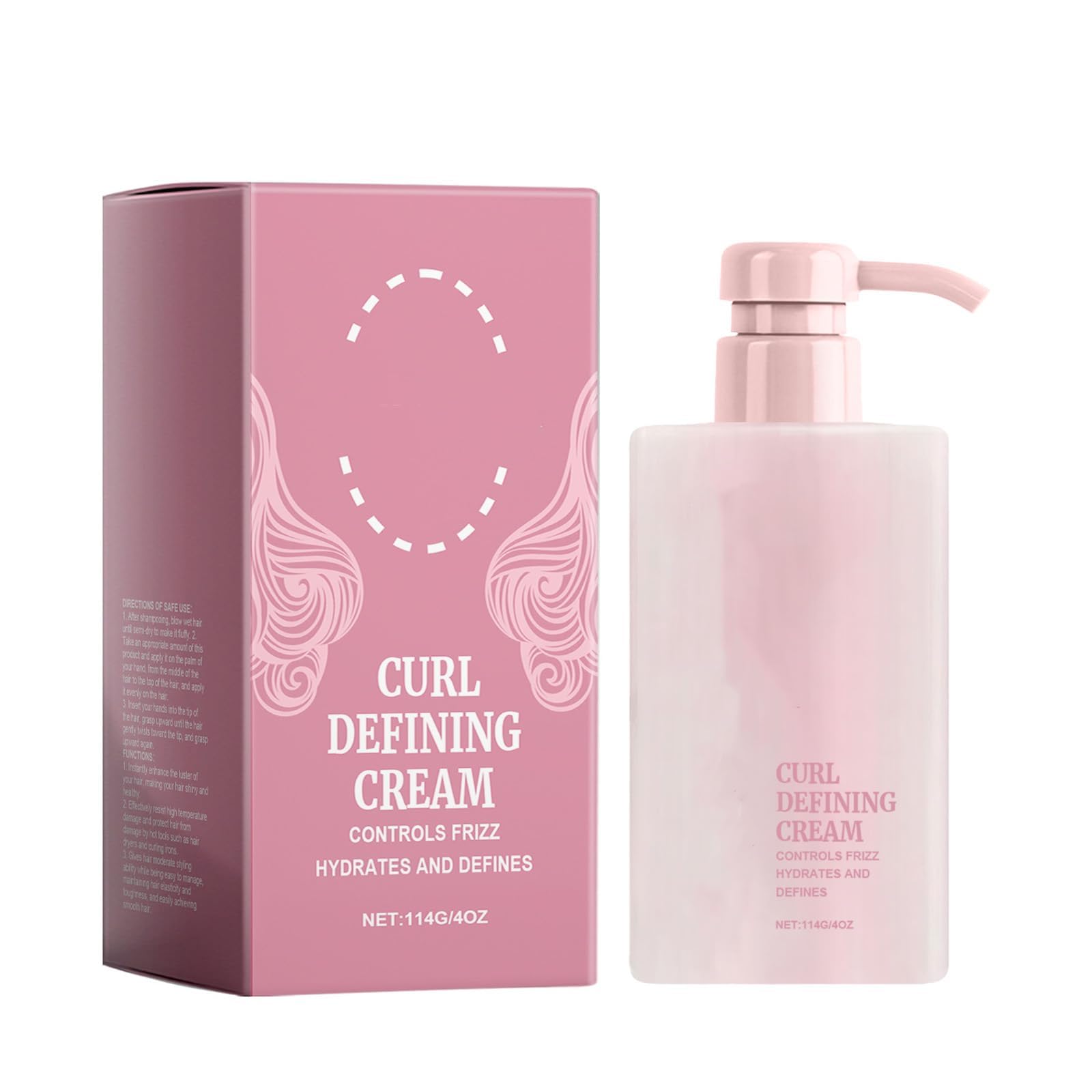 Crema Grospe para definición de rizos, peinado suave y duradero.