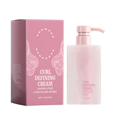 Crema Grospe para definición de rizos, peinado suave y duradero.