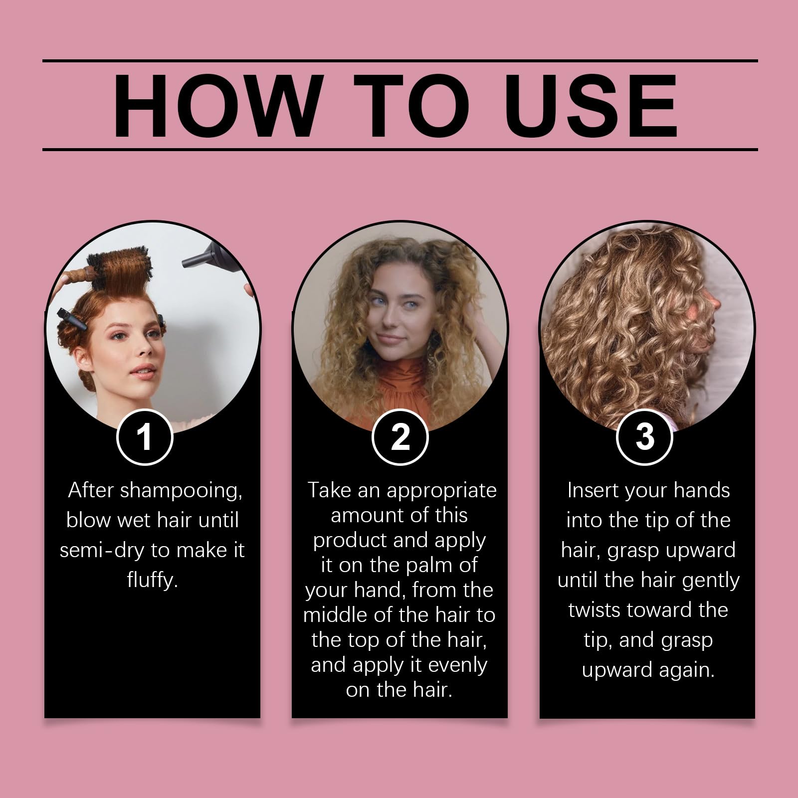 Volumen suave y natural para rizos definidos con Grospe.