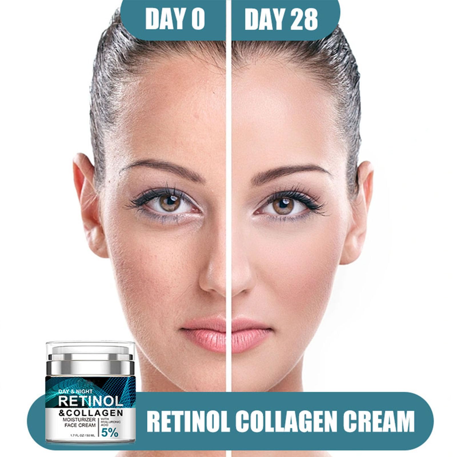 Grospe cream for daily facial care with 5% HA.