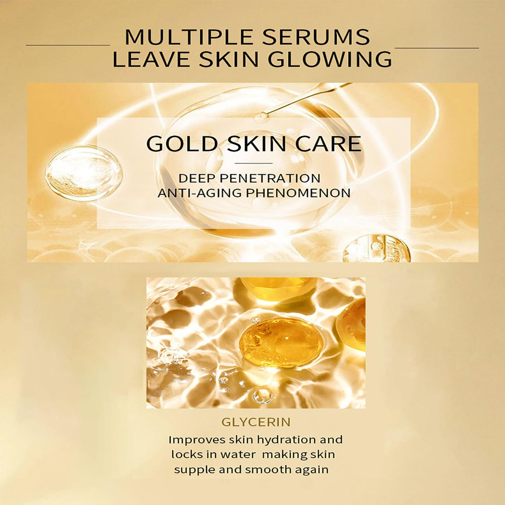 Grospe 24K Gold Serum, ingredientes clave para la piel
