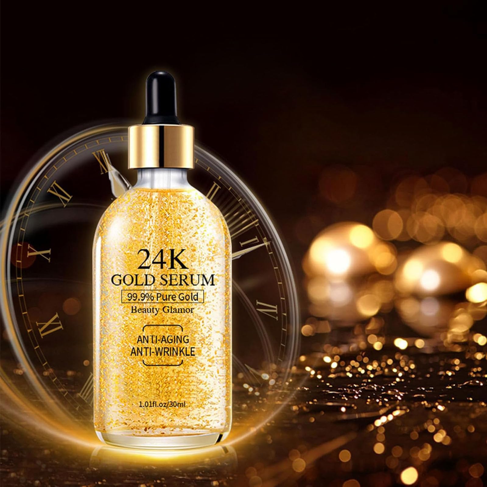 Grospe 24K Gold Serum, piel radiante tras el uso