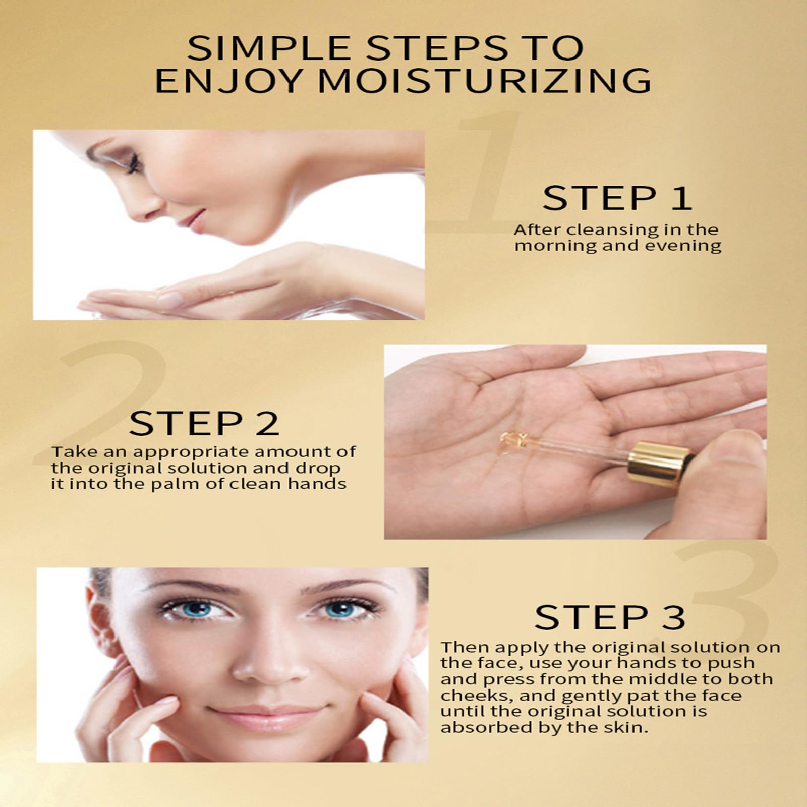 Grospe 24K Gold Serum, rutina diaria de cuidado de la piel