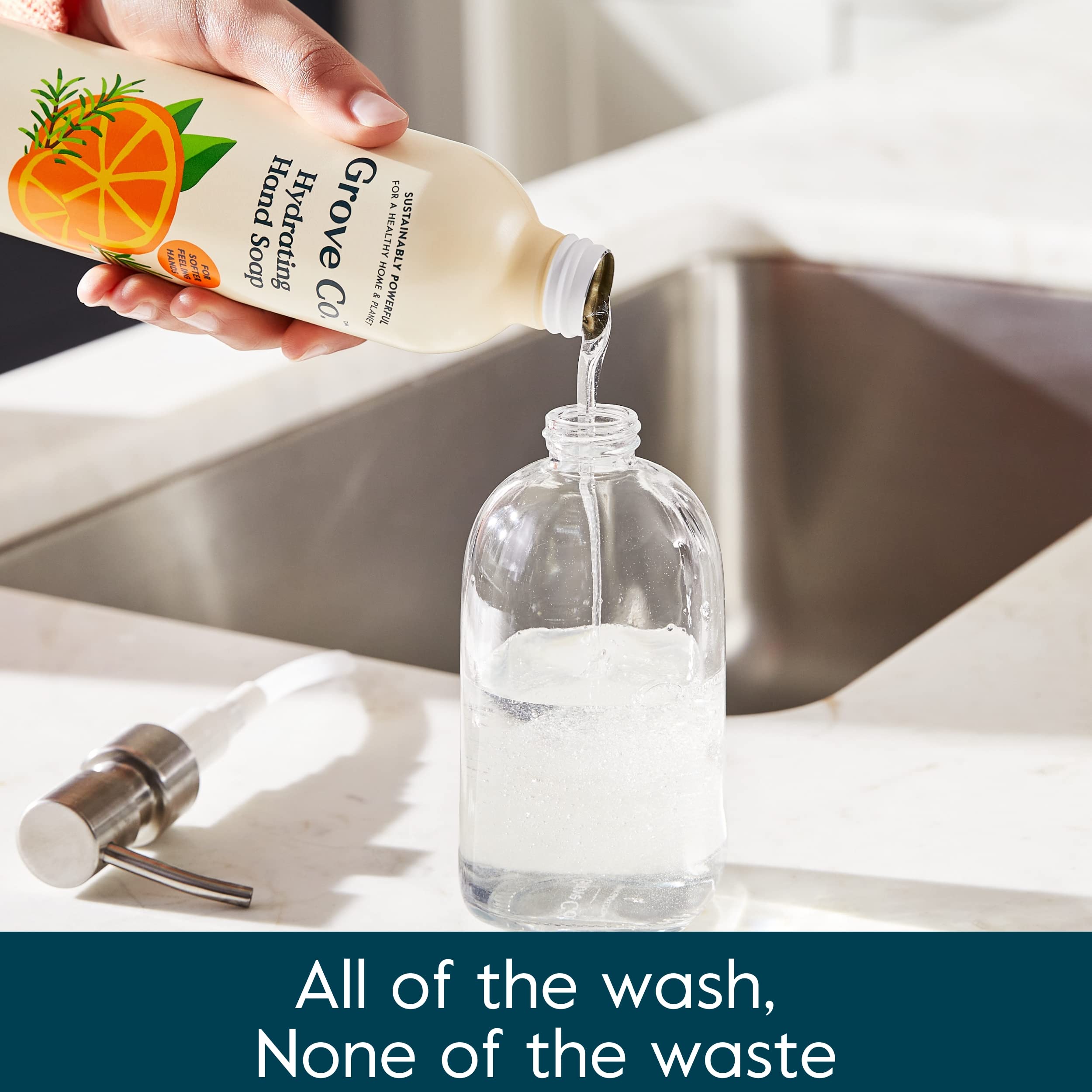 Grove Co Orange Rosemary refill—bright fragrance with hydrating care