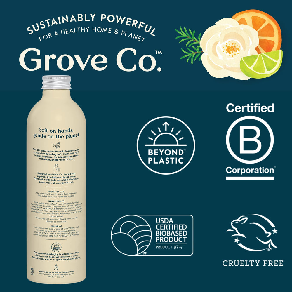 Grove Co sink with refill setup—easy, mess-free home refresh