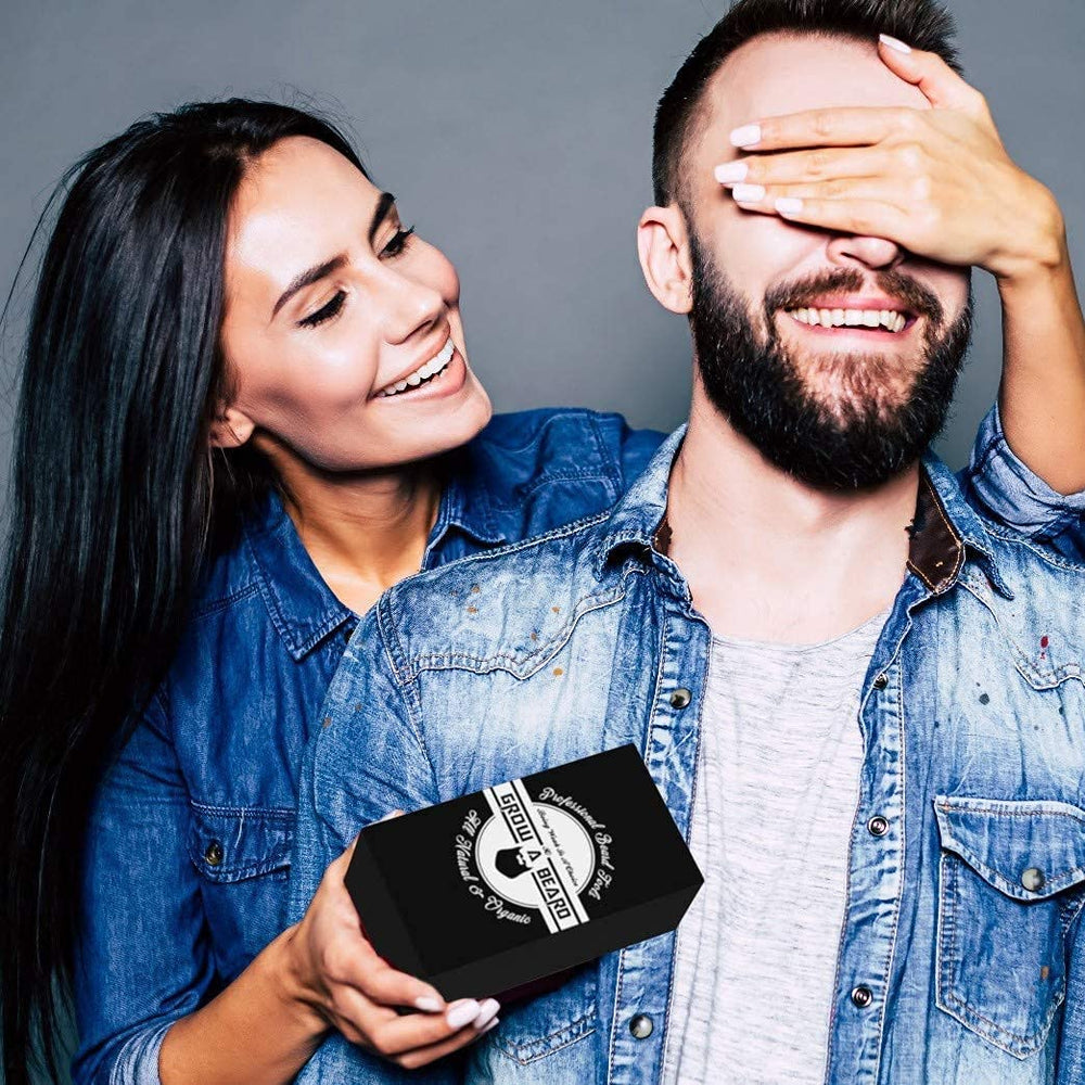 Grow Alpha Beard gift-ready packaging for Father’s Day or birthdays