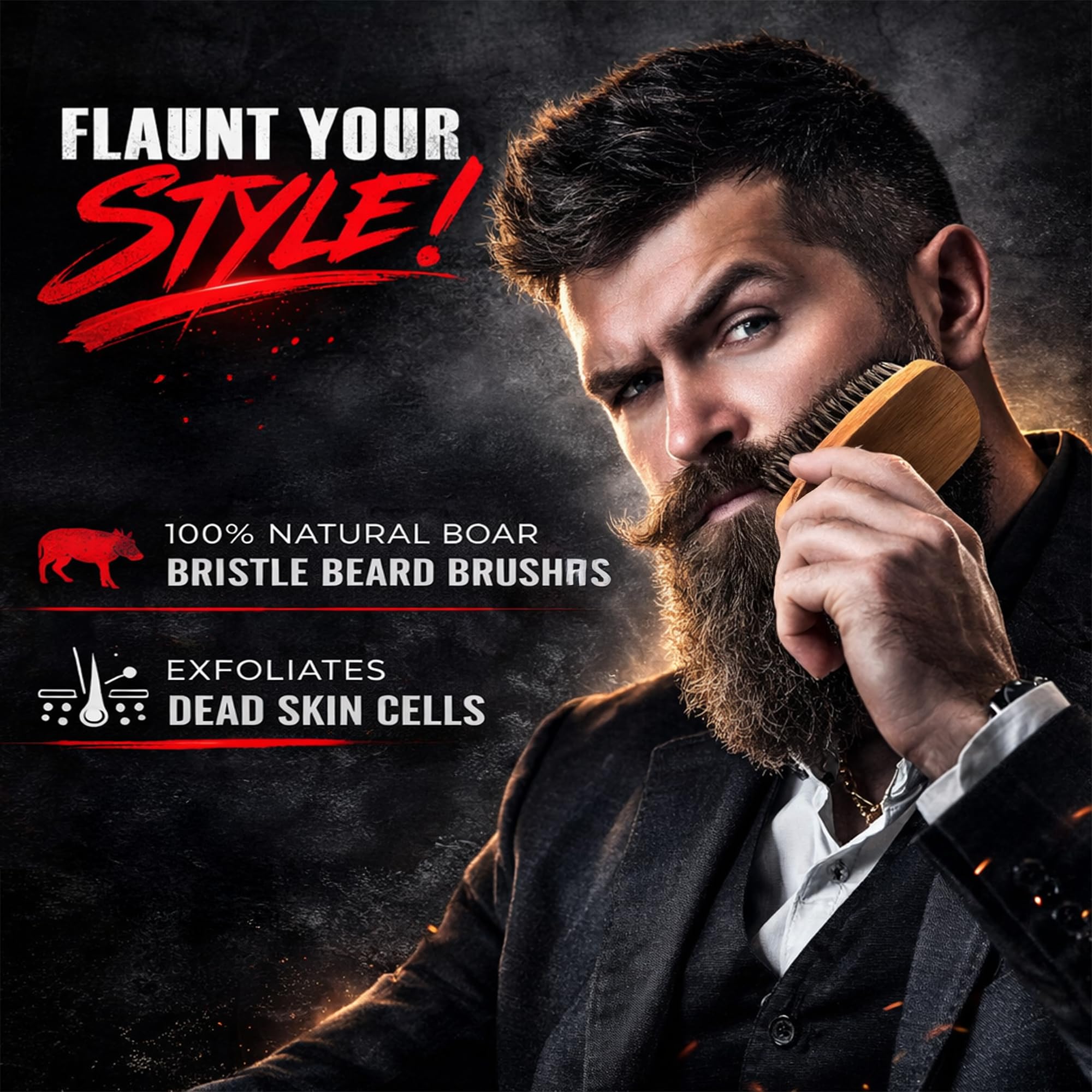 Grow Alpha razor and scissors offer precise grooming
