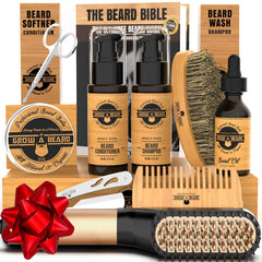 Grow Alpha Beard heated straightener in action for sleek beard styling
