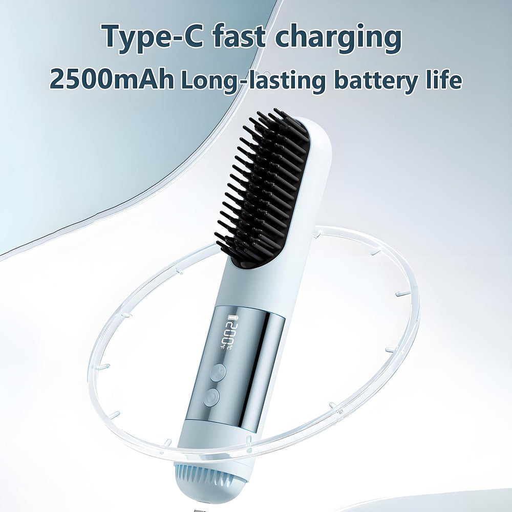 Growalleter Go Brush Pro ceramic teeth coating minimizes heat damage
